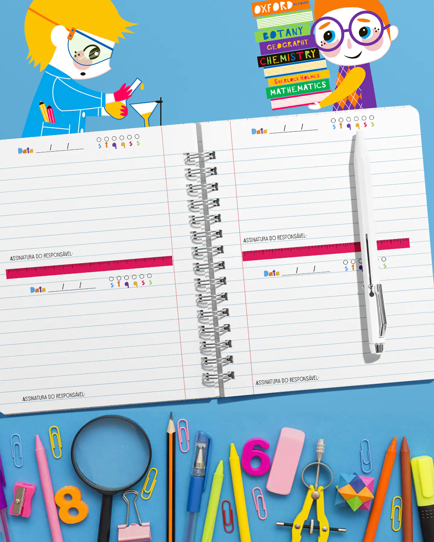 Arquivo Combo Agenda Escolar 2025 - BICHO PAPEL 4