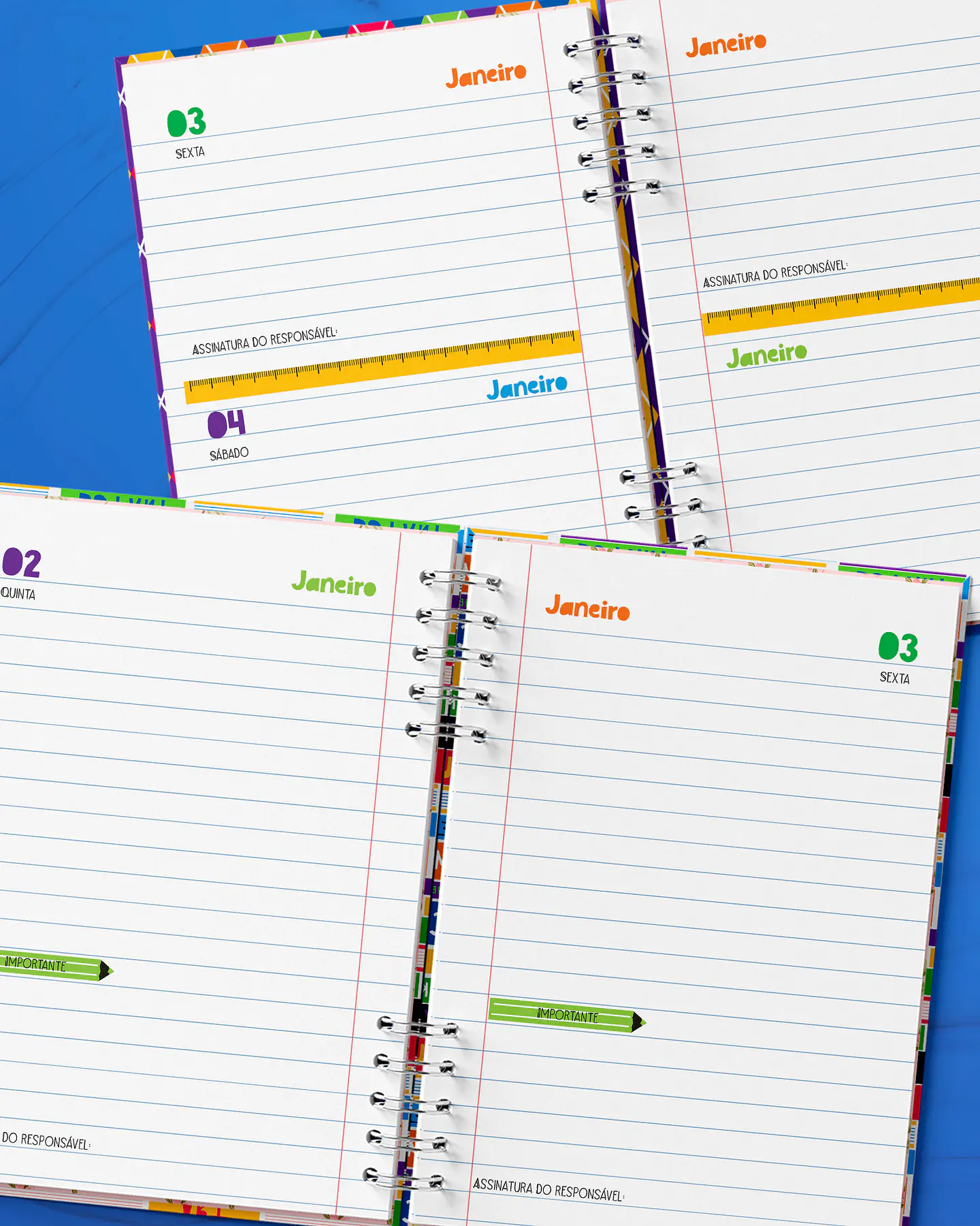 Arquivo Combo Agenda Escolar 2025 - BICHO PAPEL 5