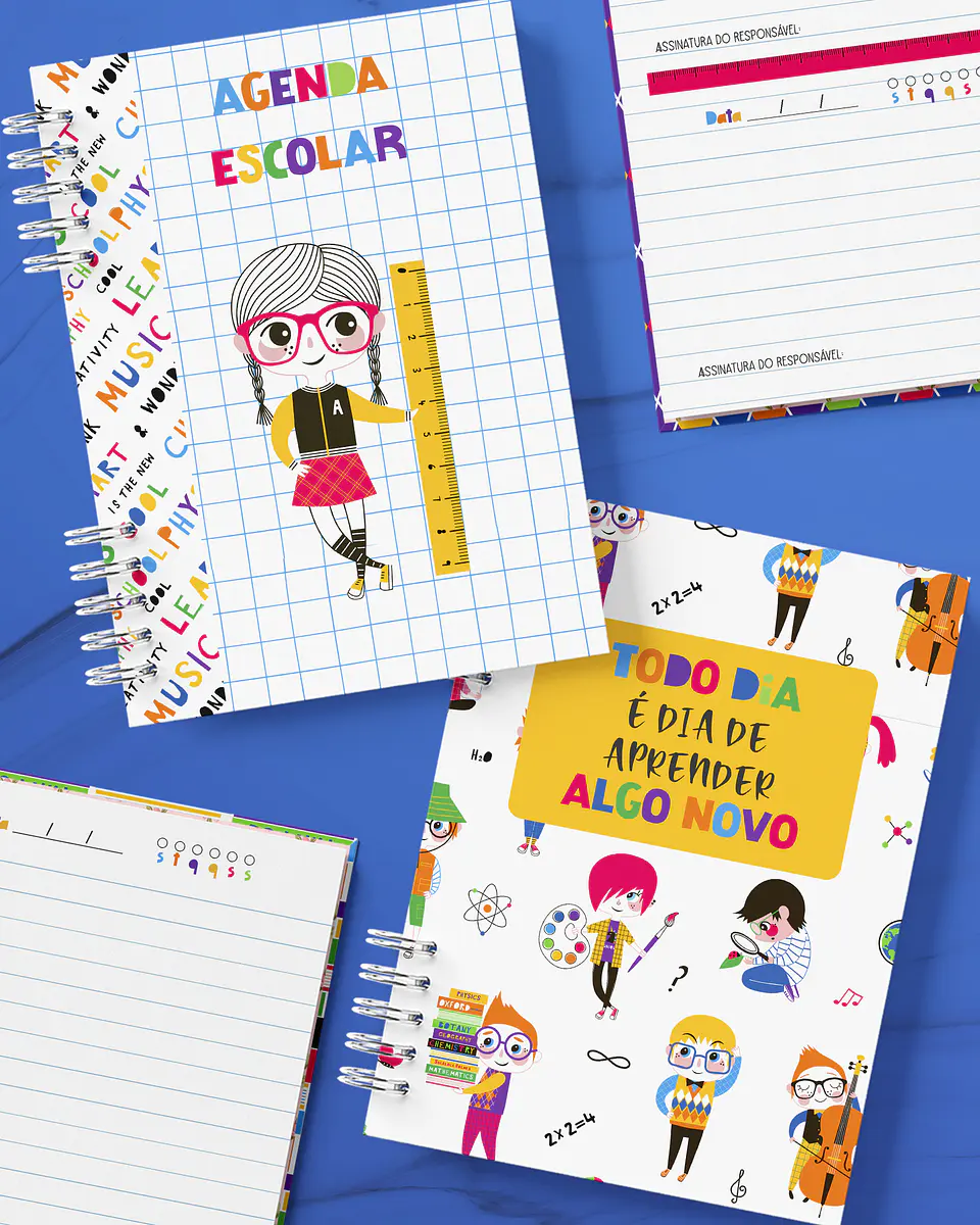 Arquivo Combo Agenda Escolar 2025 - BICHO PAPEL 13