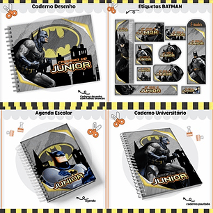 Arquivo Encadernação Volta as Aulas Batman - LINA