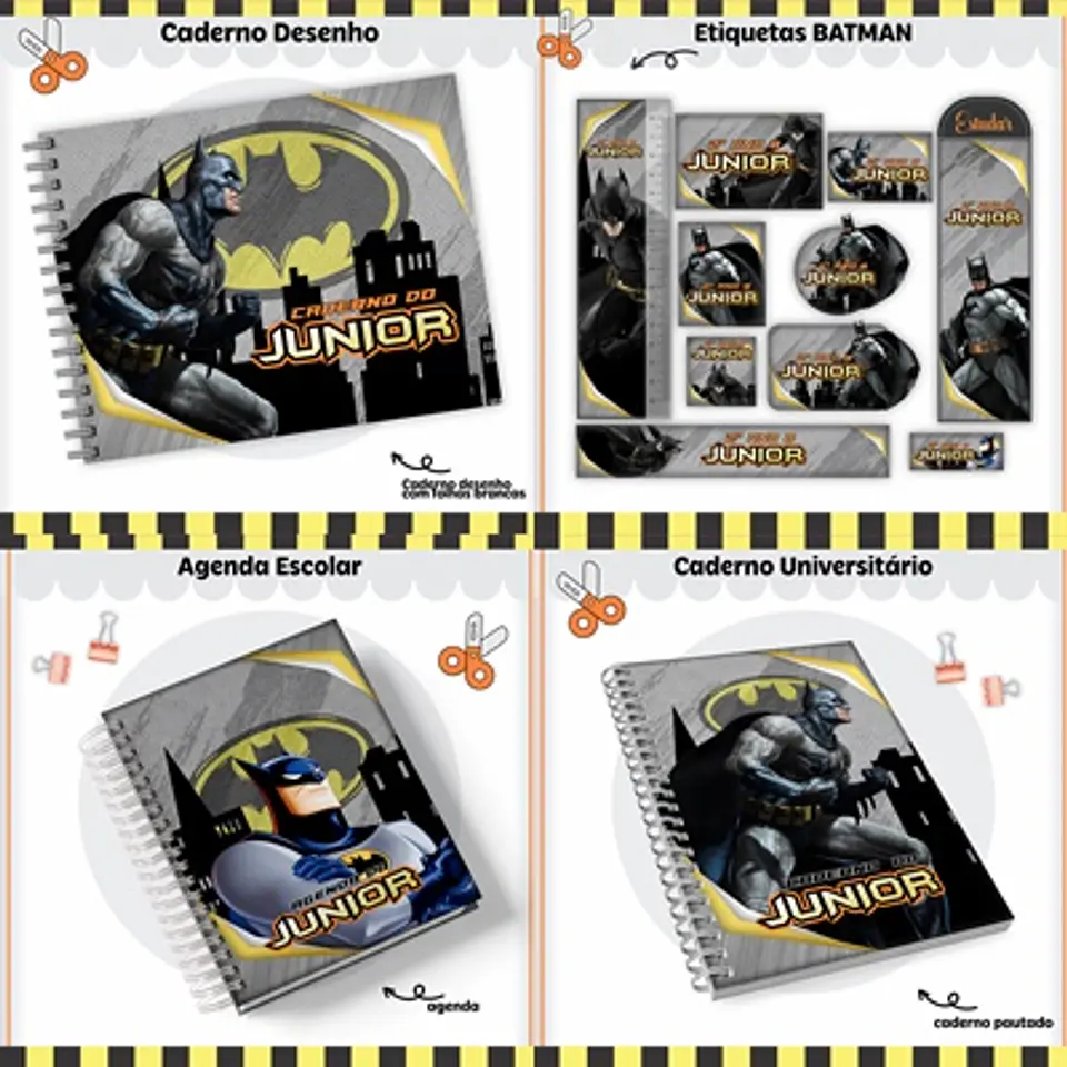 Arquivo Encadernação Volta as Aulas Batman - LINA 2