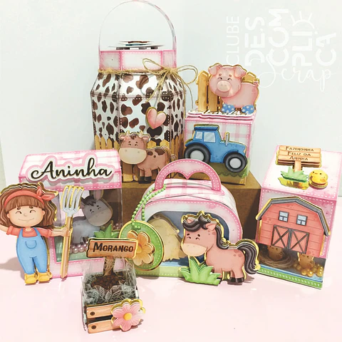 Arquivo de Corte Fazendinha Menina