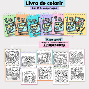 Arquivo Livro de Colorir Cores e Imaginação - METAMORPAPER