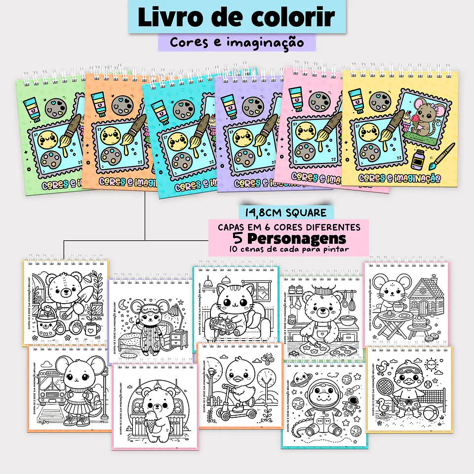 Arquivo Livro de Colorir Cores e Imaginação - METAMORPAPER 1