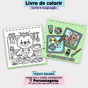 Arquivo Livro de Colorir Cores e Imaginação - METAMORPAPER