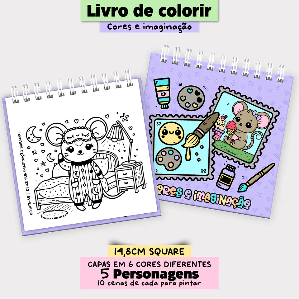 Arquivo Livro de Colorir Cores e Imaginação - METAMORPAPER 3