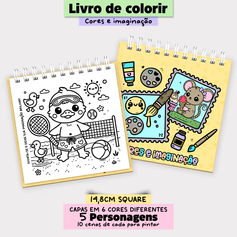 Arquivo Livro de Colorir Cores e Imaginação - METAMORPAPER 7