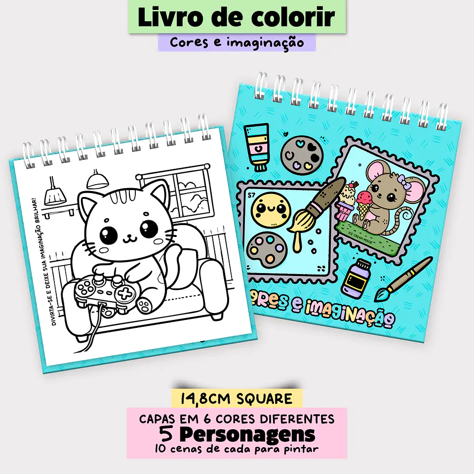Arquivo Livro de Colorir Cores e Imaginação - METAMORPAPER 9