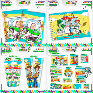 Arquivo Escolar Combo Toy Story com Miolos Agenda Neutros 2025 - LINA