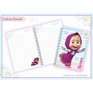 Arquivo Encadernação Volta as Aulas Masha e Urso Combo - LINA