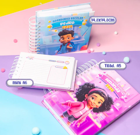  Arquivo Super Combo Escolar Agendas 2025 e Permanentes - AMARANTTO