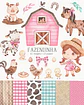 Kit Digital Fazendinha Rosa Aquarela - NI ESTUDIO - Thumbnail 1