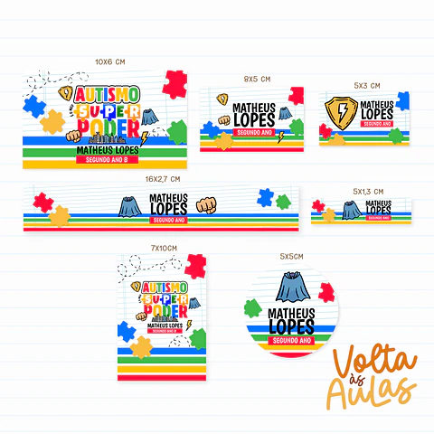 Arquivo de Corte Etiqueta Autismo 
