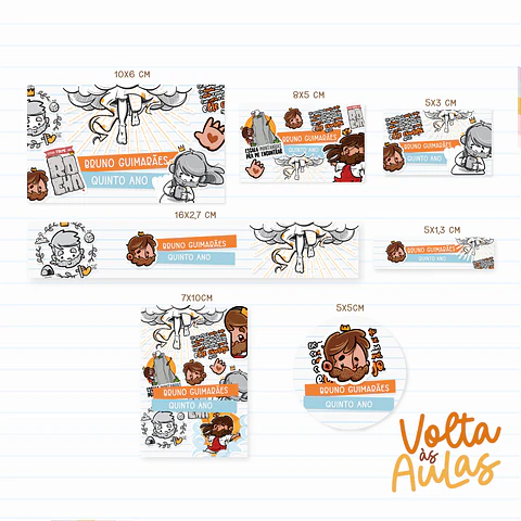 Arquivo Etiqueta Escolar Jesus