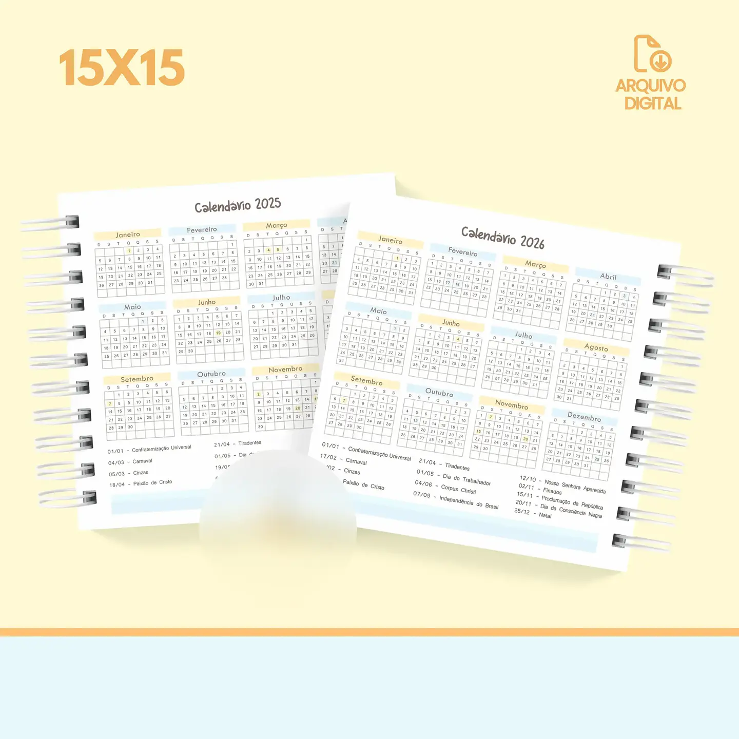 Arquivo Agenda Escolar 2025 Mini Quadrada 1DPP - Sara 6