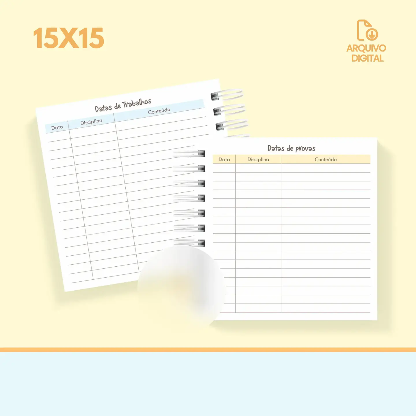 Arquivo Agenda Escolar 2025 Mini Quadrada 1DPP - Sara 12