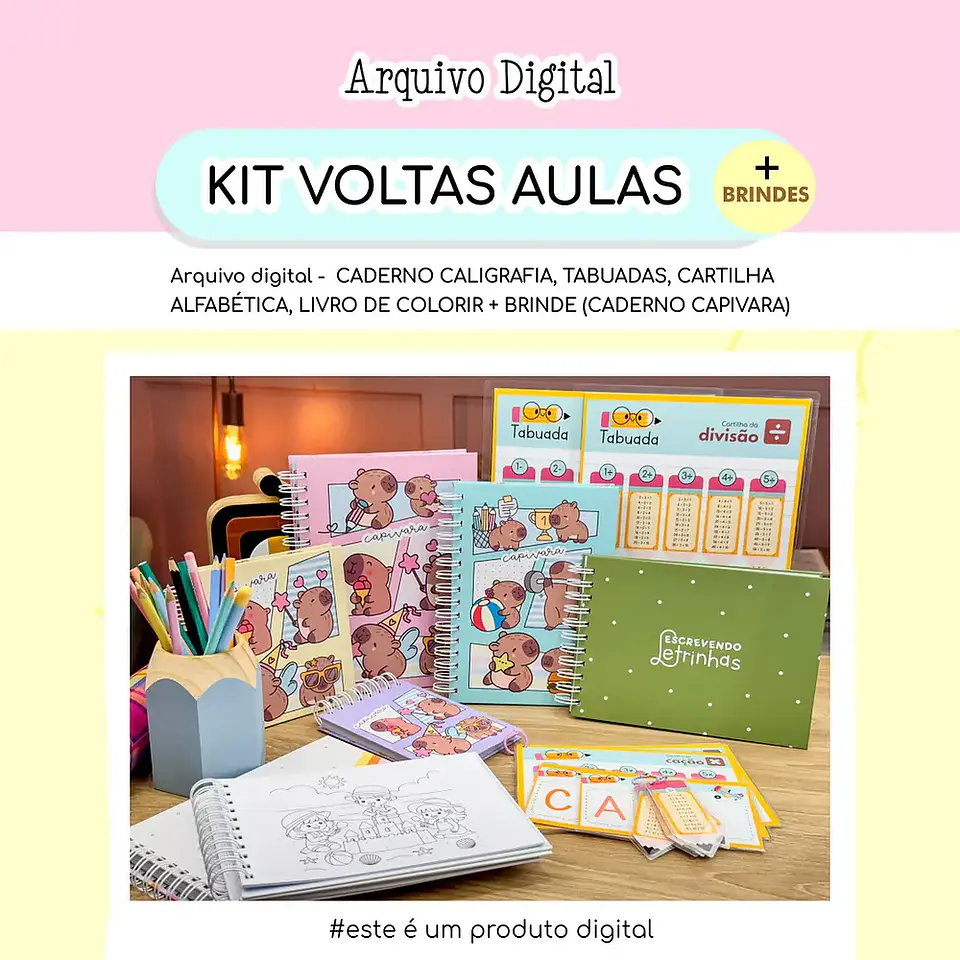 Arquivo Encadernação Kit Volta às Aulas - ESTUDIO G19 1