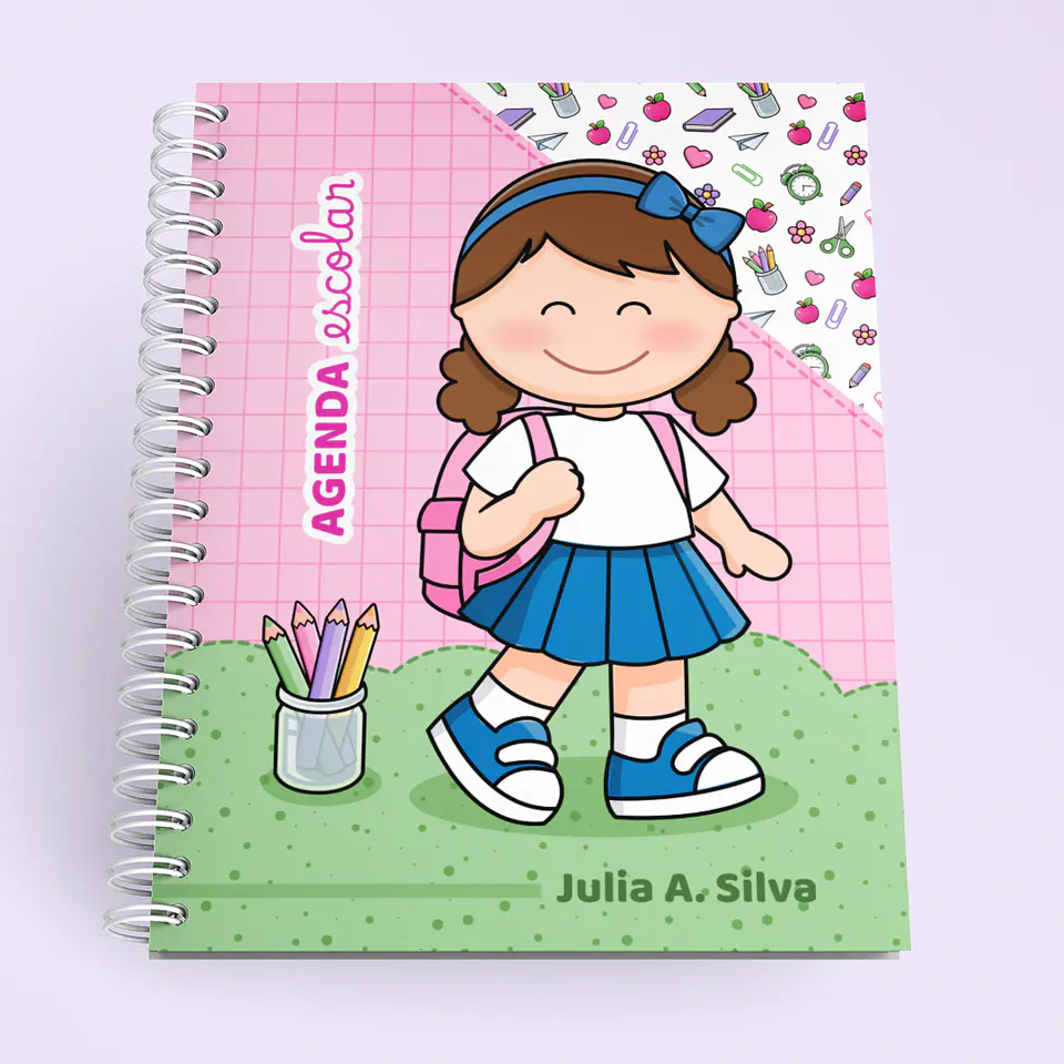 Arquivo Agenda Escolar Aluninhos - TELMA CONTEL 5