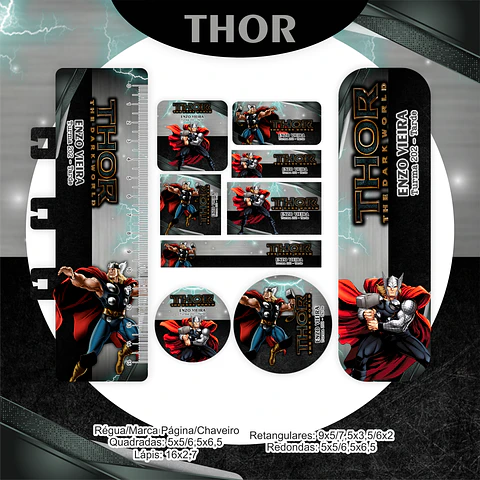 Arquivo Etiqueta Escolar Thor