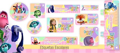 Arquivo Etiqueta Escolar Divertidamente