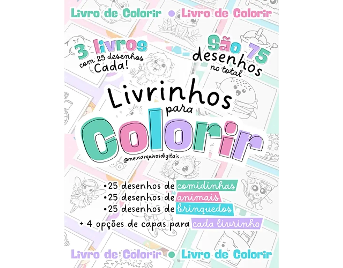Arquivo Livrinho Para Colorir - Madi 1