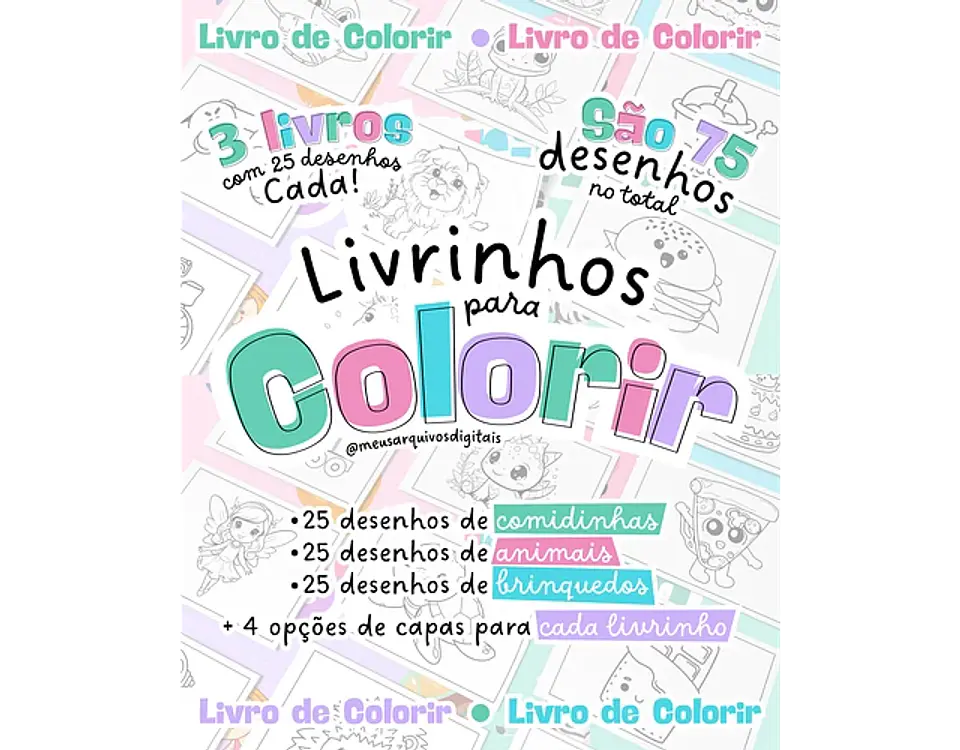 Arquivo Livrinho Para Colorir - Madi 1