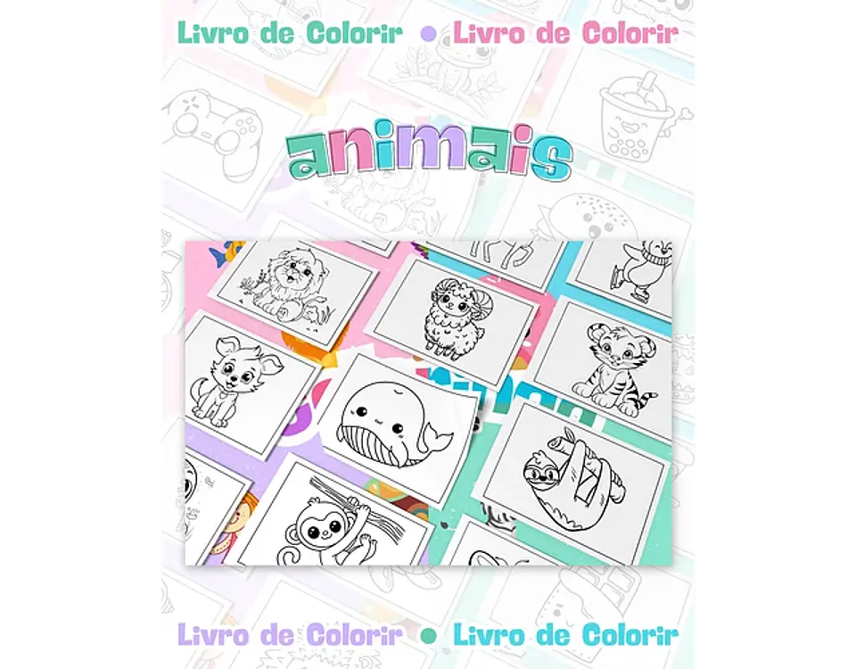 Arquivo Livrinho Para Colorir - Madi 3