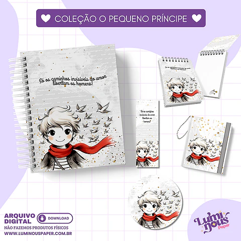 Arquivo Combo Pequeno Príncipe - Luminous Paper