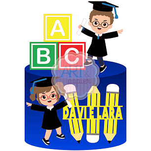 Arquivo de Corte Topo Formatura ABC