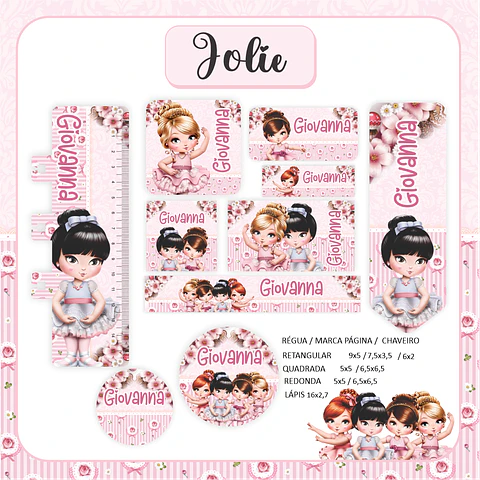 Arquivo Etiqueta Escolar Jolie