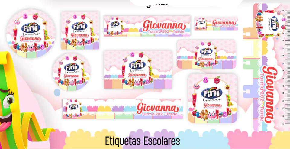 Arquivo Etiquetas Escolar Fini 1