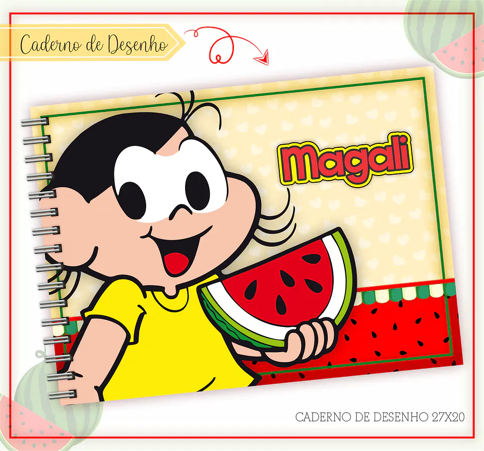 Arquivo de Encadernação Escolar Magali 1