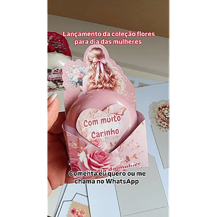 Arquivo Dia da Mulher Caixa Envelope Sabonete - Cintia Presentes