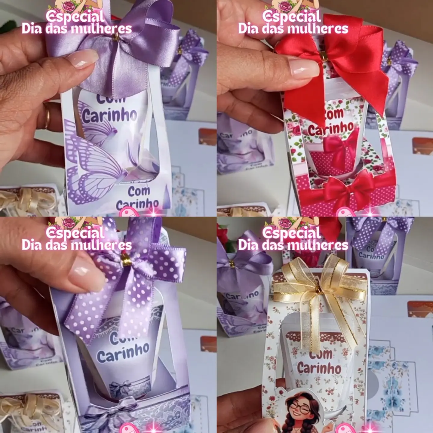 Arquivo Dia da Mulher caixinhas para bisnaga hidratante - Cintia Presentes 1