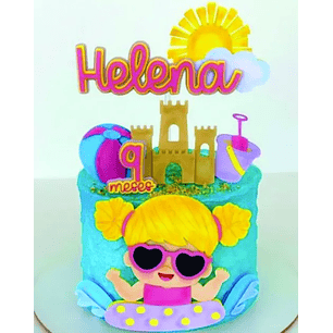 Arquivo Topo de Bolo Pool Party