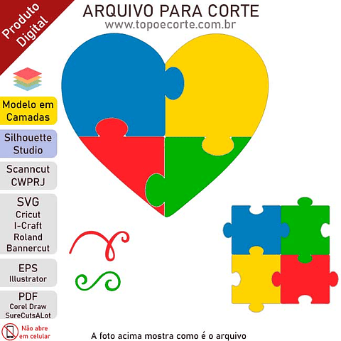 Arquivo Topo de Bolo Autismo