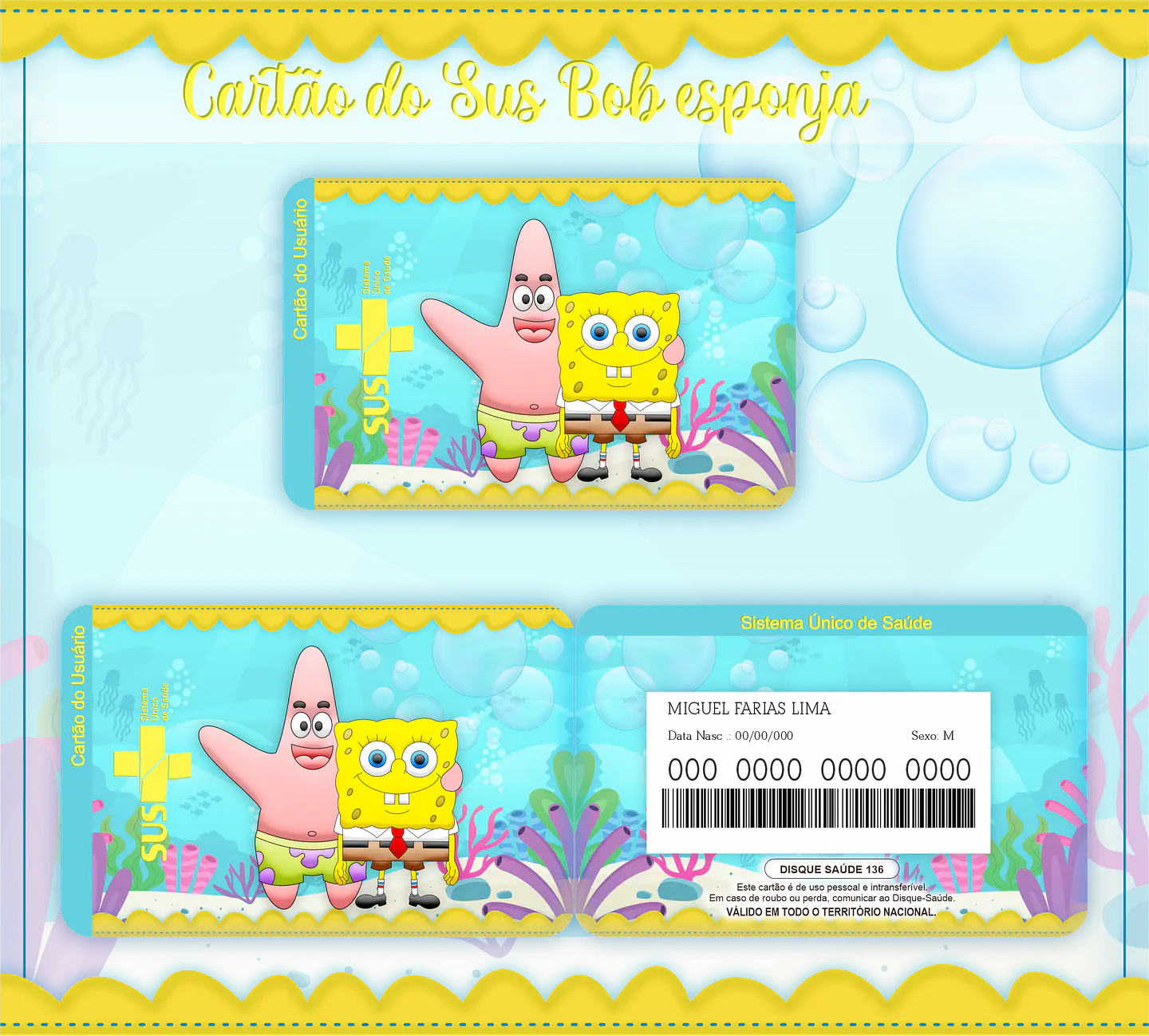 Arquivo Cartão do Sus Bob Esponja 1