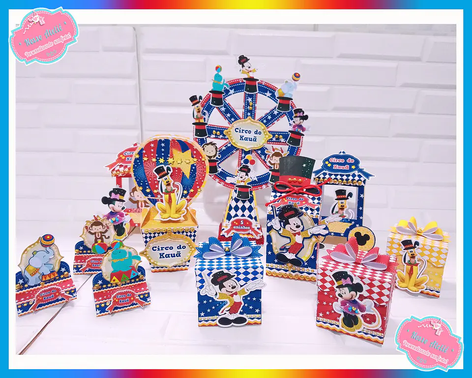 Arquivo de Corte Circo do Mickey 1