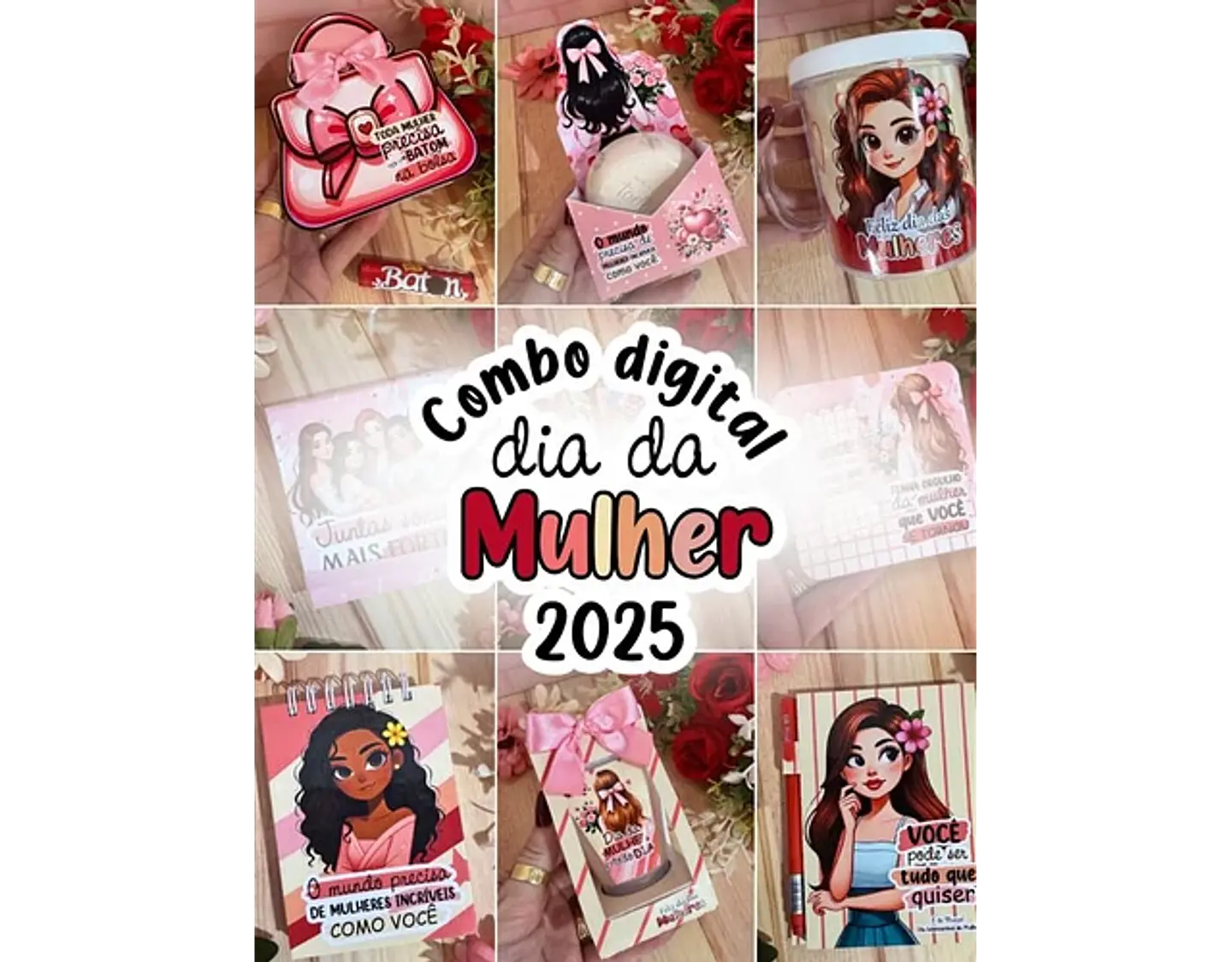 Arquivo Dia da Mulher Combo Mimos - GB ARQUIVOS 1