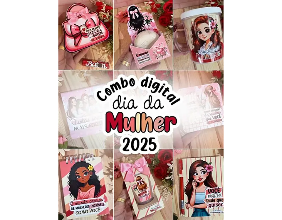Arquivo Dia da Mulher Combo Mimos - GB ARQUIVOS 1