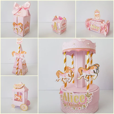 Arquivo de Corte Carrosel Encantado