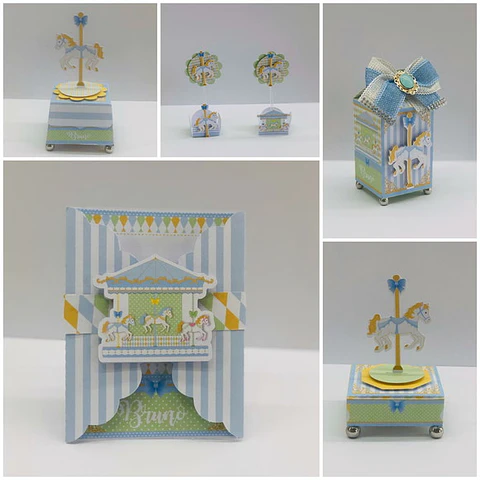 Arquivo de Corte Carrosel Encantado