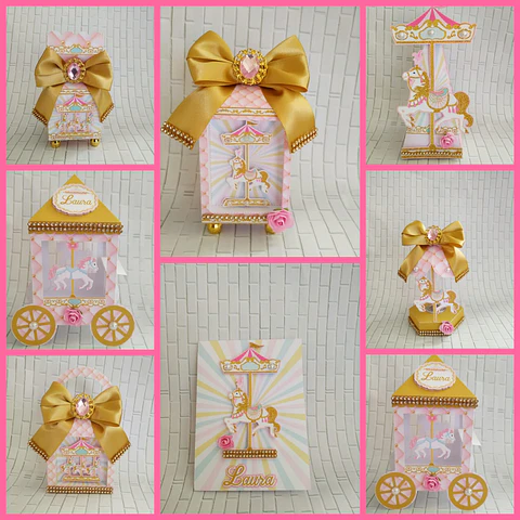 Arquivo de Corte Carrosel Encantado