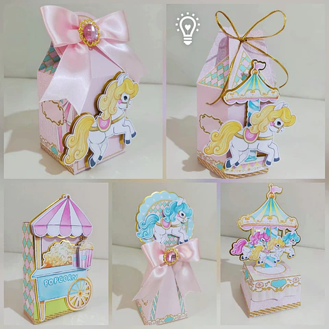 Arquivo de Corte Carrosel Encantado