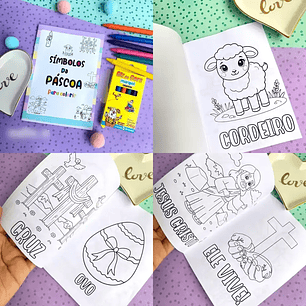 Arquivo Páscoa Livrinho de Colorir - IMAGINE-SE