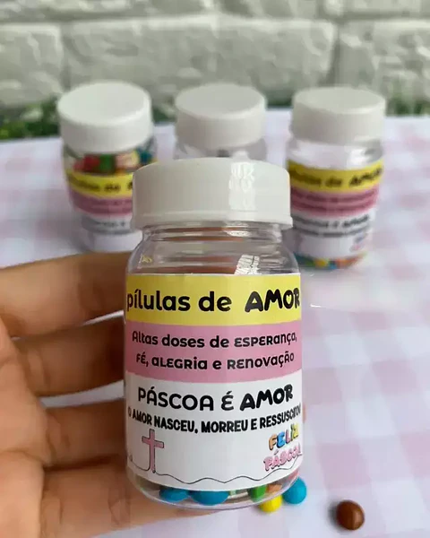 Arquivo Páscoa Potinhos Pilulas do Amor - IMAGINE-SE