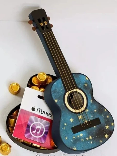 Arquivo de Corte Caixa Violão