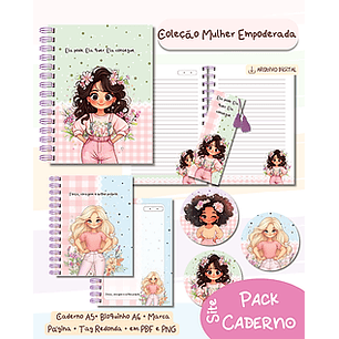 Arquivo Combo Cadenos Mulher Emponderada - BIA SHAINA