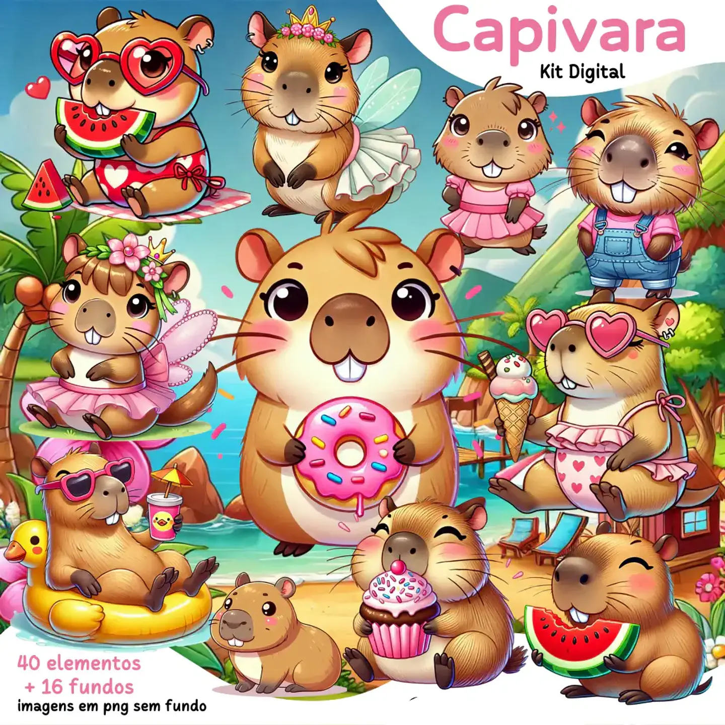 Kit Digital Capivara 1