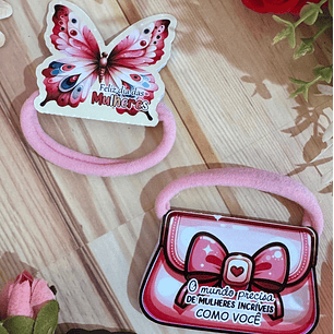 Arquivo Dia da Mulher Tag Xuxinha Bolsa e Borboleta - GB ARQUIVOS